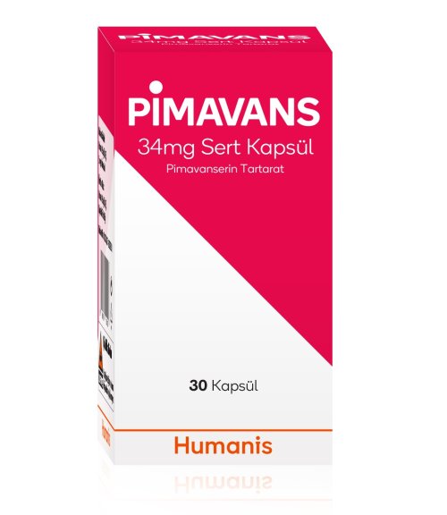 Pimavans 34 mg Sert Kapsül