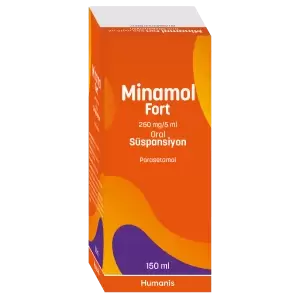 Minamol Fort 250mg/5ml Oral Süspansiyon