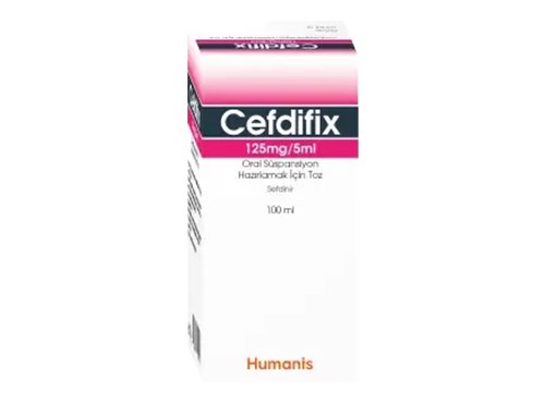  Cefdifix 125 mg Oral Süspansiyon