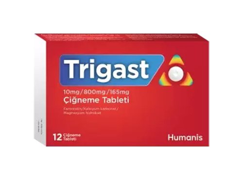 Trigast Çiğneme Tableti