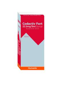 CODACTİV FORT 22,5 Mg / 5 Ml şurup