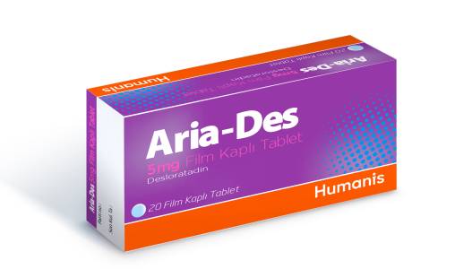 ARIA-DES 5MG 20 adet Film Kaplı Tablet