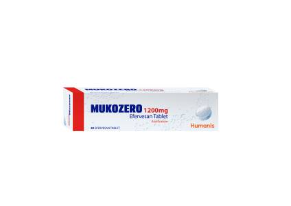 Mukozero 1200Mg 20 Efervesan Tablet